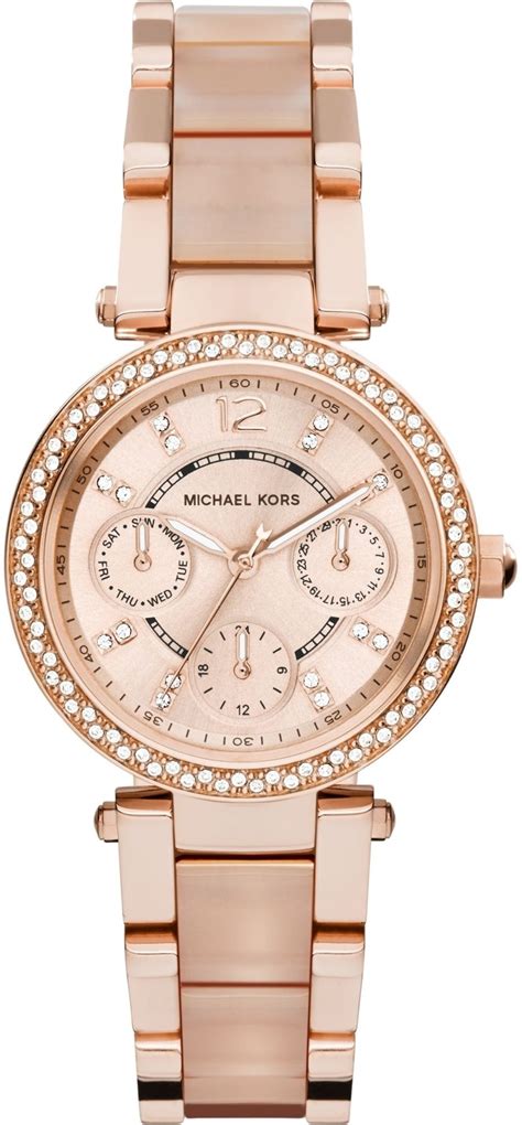 michael kors mini parker two tone watch|Michael Kors Women's Parker Two.